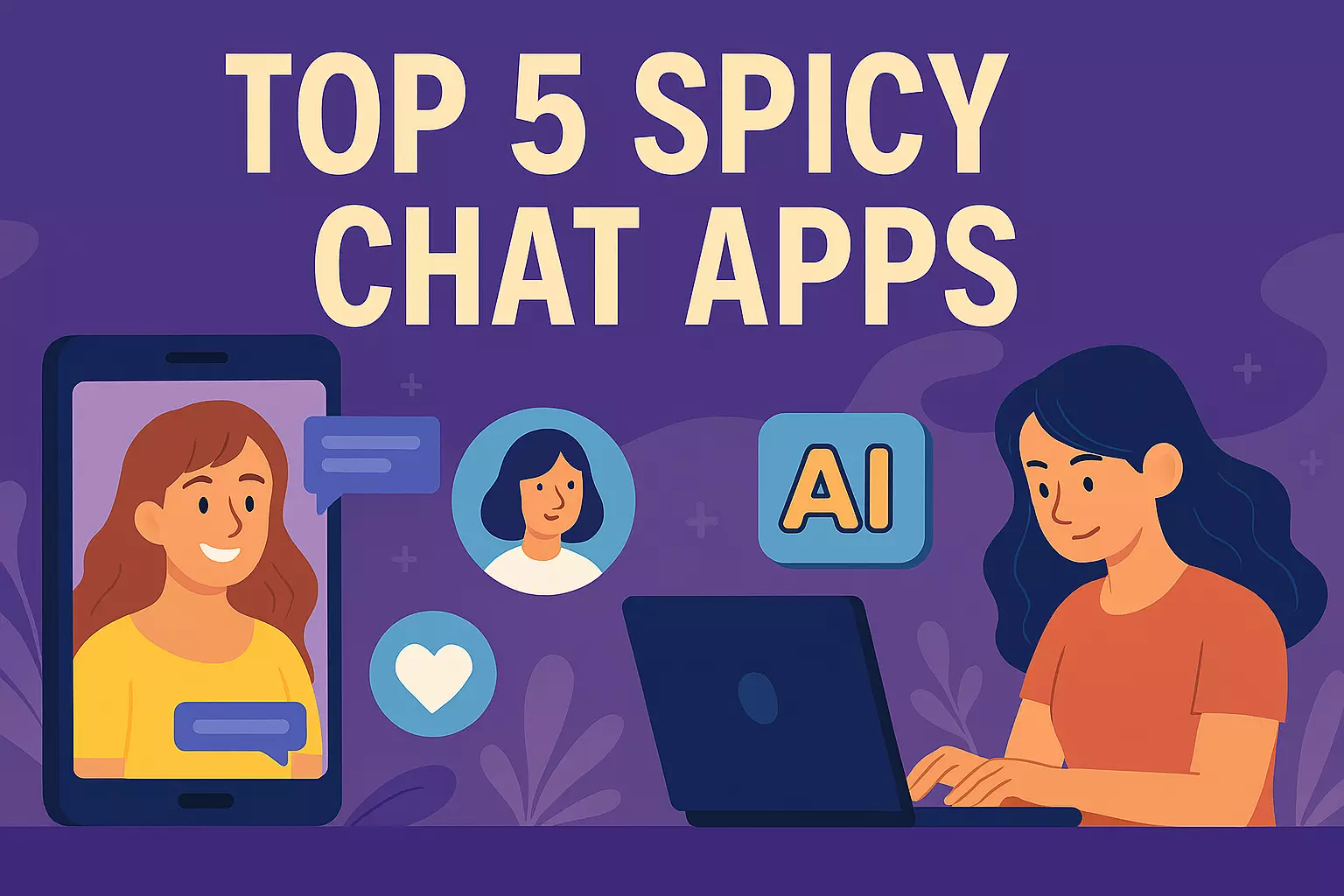Illustration of spicy ai chat apps ranking