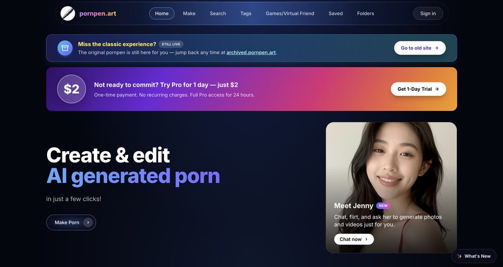 Pornpen homepage