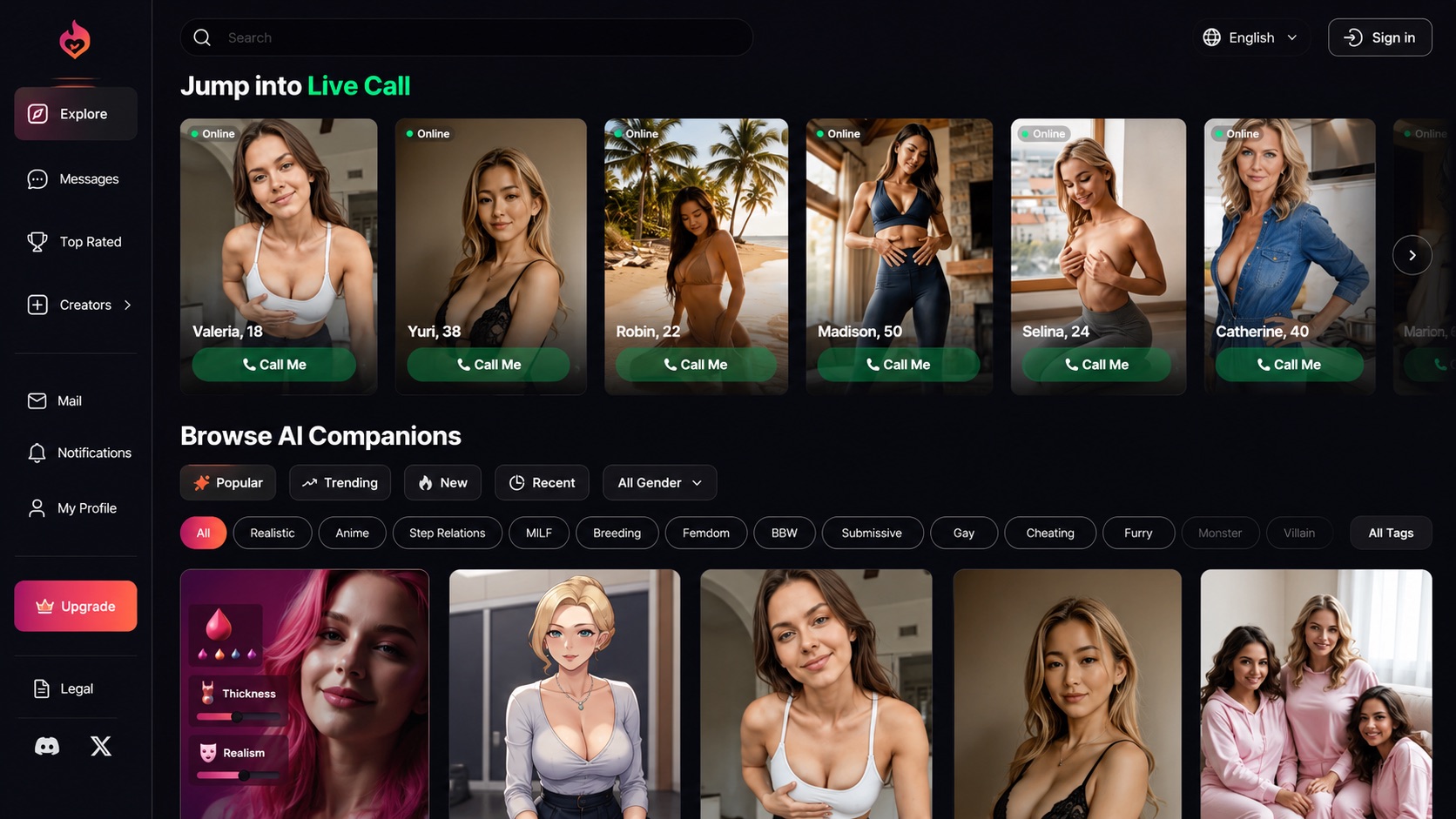 MyDreamCompanion homepage
