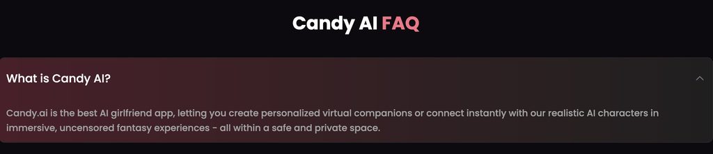 Candy AI FAQ