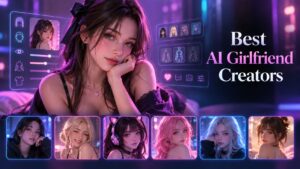 Best AI girlfriend creators with customizable AI companion profiles and character creation interface